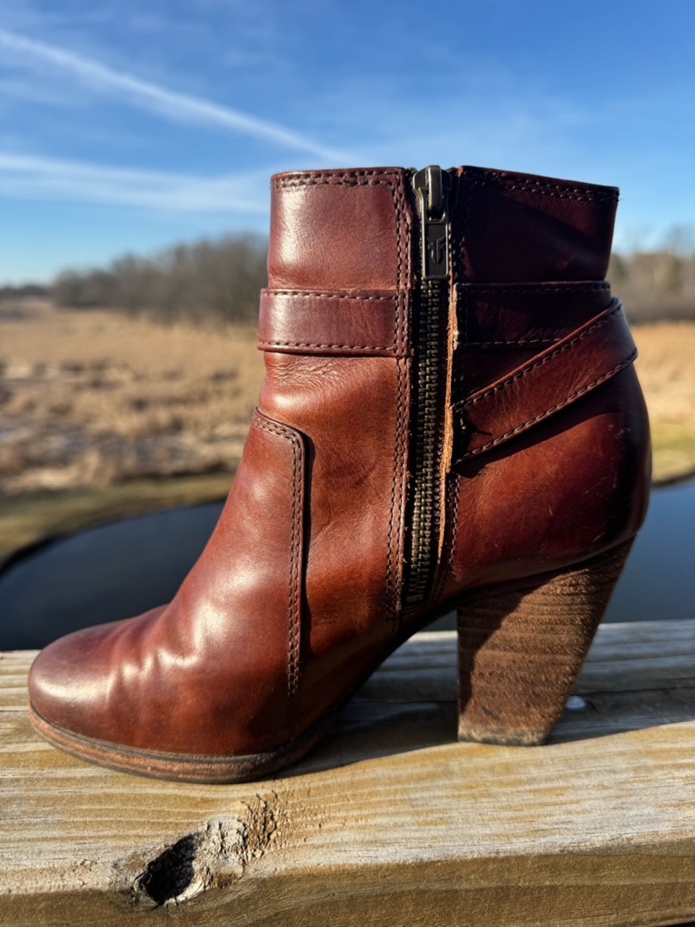 Frye Patty Riding Bootie - Picture 2 of 12